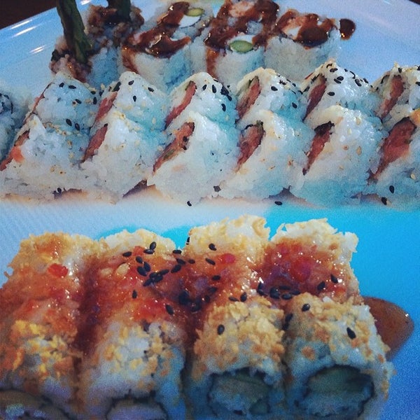 Photo taken at Baby Blue Sushi Sake Grill by Steve S. on 2/8/2014