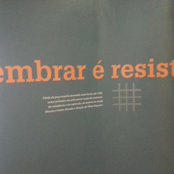 รูปภาพถ่ายที่ Memorial da Resistência de São Paulo โดย Higor S. เมื่อ 5/21/2013
