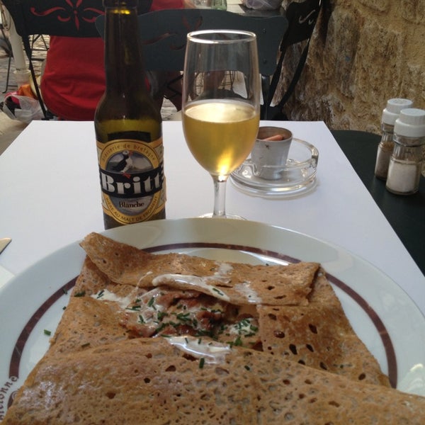 Photo taken at Crêperie Bretonne Annaick by Derek F. on 7/9/2013