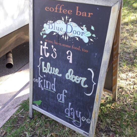 Photo taken at Coffee Bar Blue Door by Karen M. on 11/21/2012