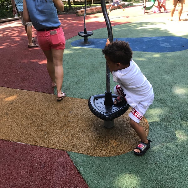 Photo taken at Smith Memorial Playground &amp; Playhouse by Rene T. on 6/30/2019