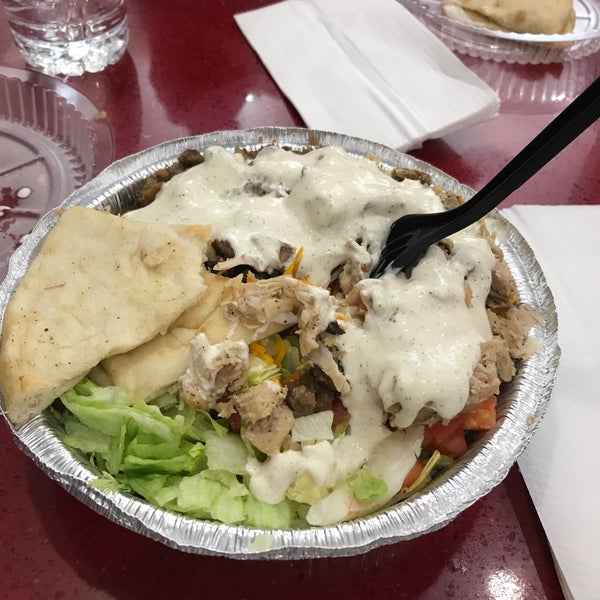 Photo taken at The Halal Guys by Aaron P. on 9/4/2017