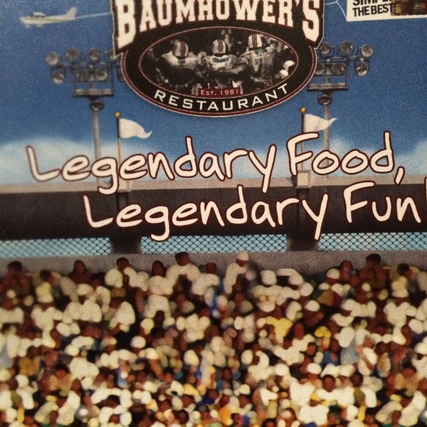 Baumhower's Victory Grille, Legendary Fun, Legendary Food