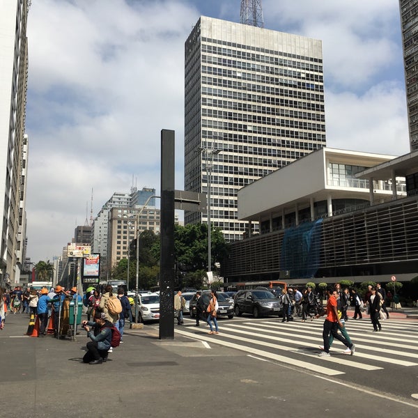 Photo taken at Paulista Avenue by Sadami Y. on 9/26/2016