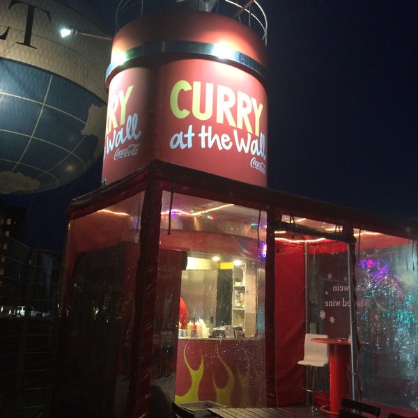 Photo taken at Curry at the Wall by Harald S. on 2/24/2015