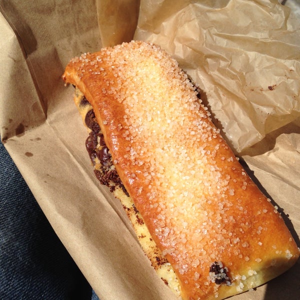 The chocolate brioche is so tasty. Their breads are always fresh.