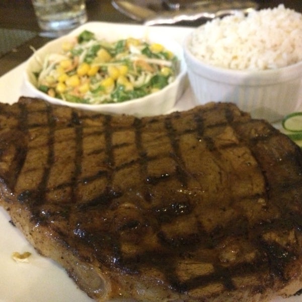 black angus ribeye steak is love!
