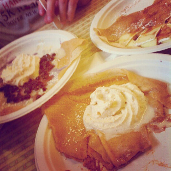 Photo taken at Silver Moon Creperie by Sam L. on 10/6/2012