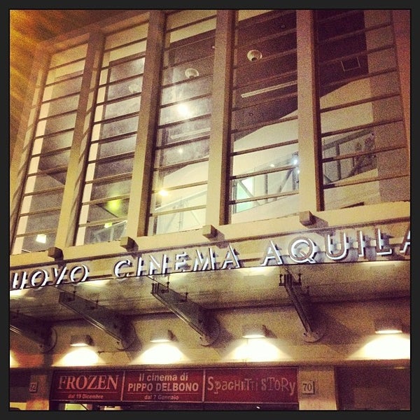 Foto tirada no(a) Nuovo Cinema Aquila por Andrea P. em 1/11/2014
