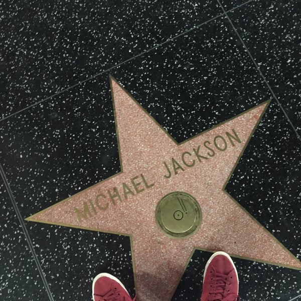 Photo taken at Hollywood Walk of Fame by Bora H. on 6/22/2015