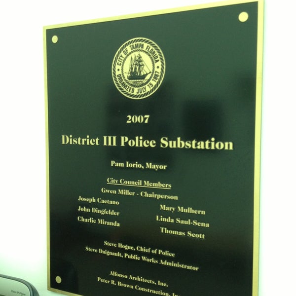Tampa Police District 3 East Tampa 3808 N 22nd St
