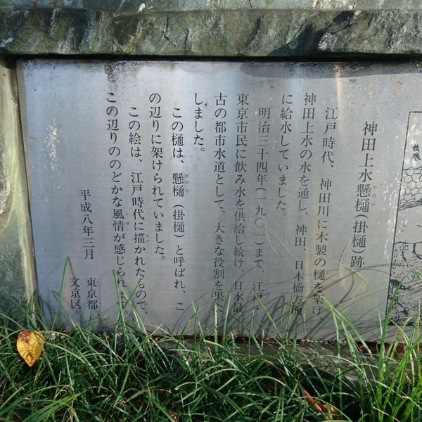 Photos A 神田上水懸樋跡 Site Historique A 文京区