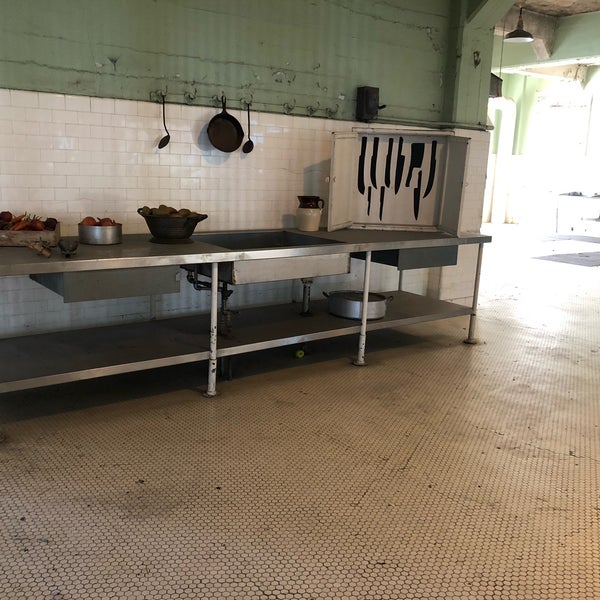 Inside Alcatraz Showers