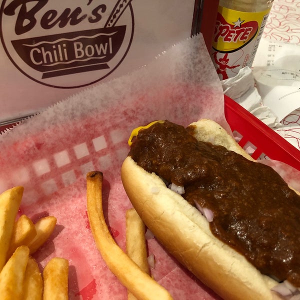 Photo taken at Ben&#39;s Chili Bowl by Tommy on 6/10/2018
