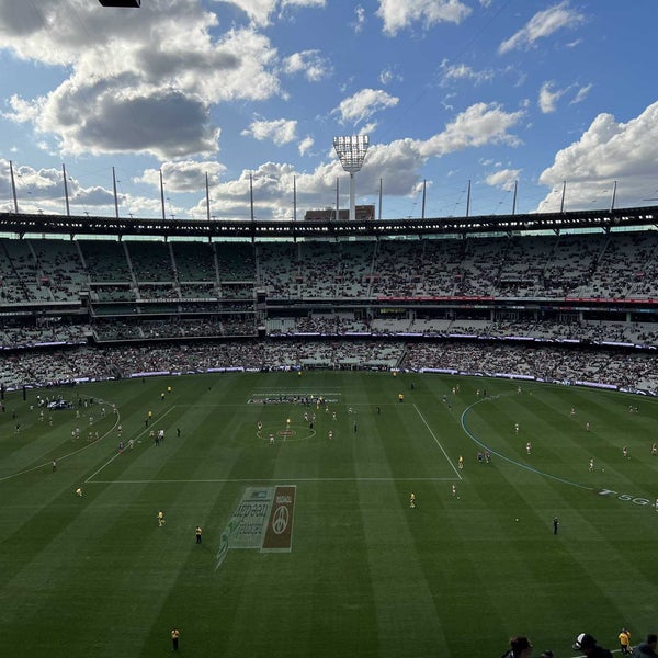 Снимок сделан в Мельбурн Крикет Граунд пользователем Tommy 7/24/2022