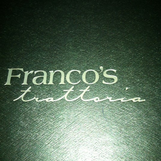 Photo taken at Franco&#39;s Trattoria by Heather B. on 10/3/2012
