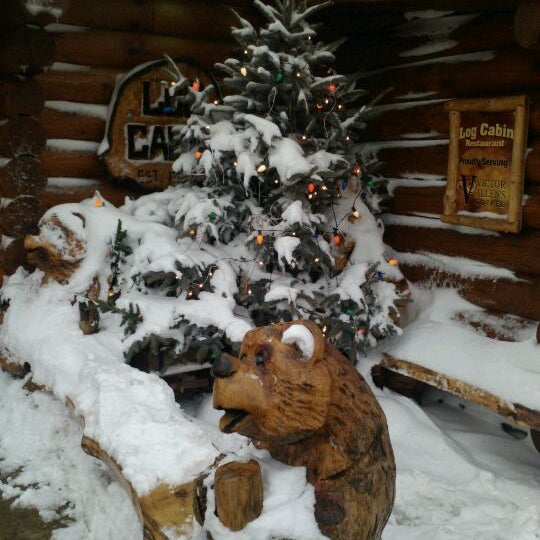 Photo taken at Log Cabin Family Restaurant by Heather A. on 12/24/2012