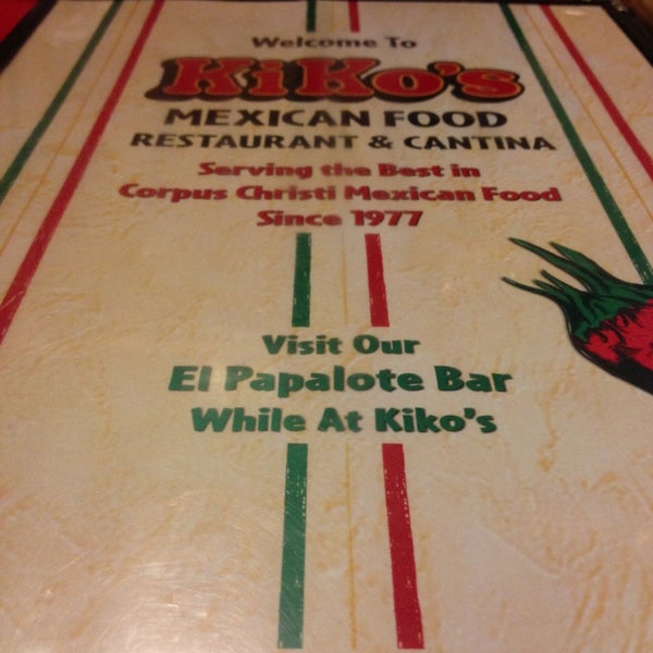 Снимок сделан в Kiko&#39;s Mexican Food Restaurant пользователем Catherine L. 3/30/2013