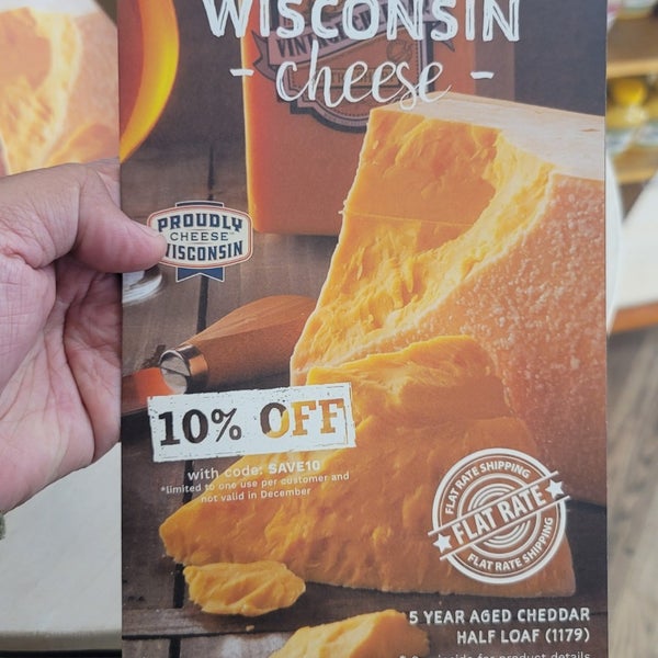 Photo taken at Wisconsin Cheese Mart by Darrell S. on 10/1/2022