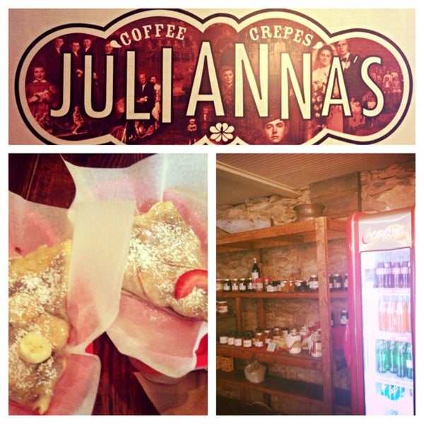 Photo taken at Julianna&#39;s Coffee &amp; Crepes by Austin B. on 6/2/2013