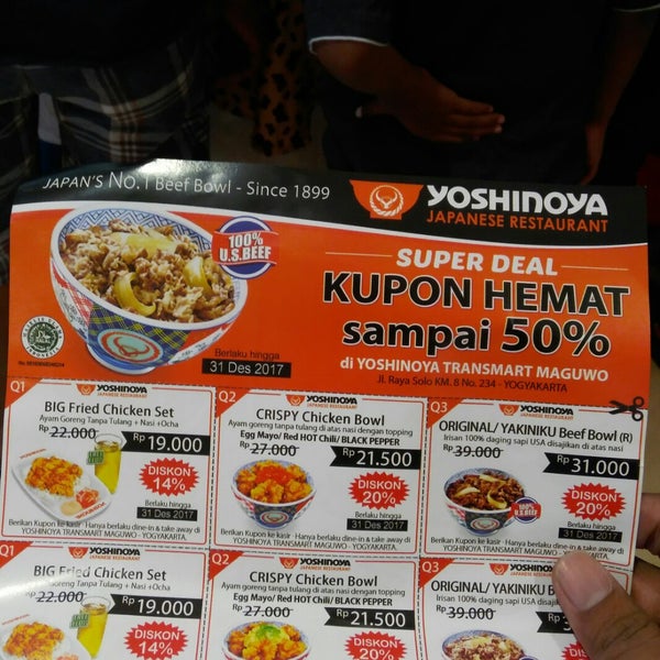 Yoshinoya - Japanese Restaurant In Sleman