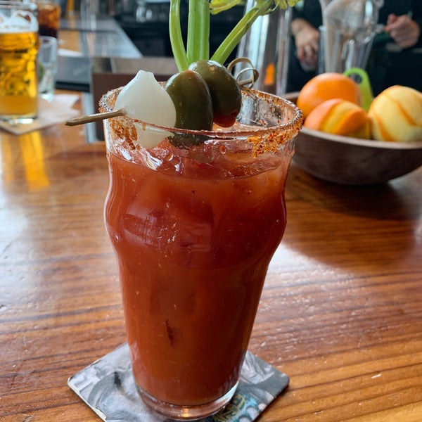 Good Bloody Mary. Nice way to start a meal.