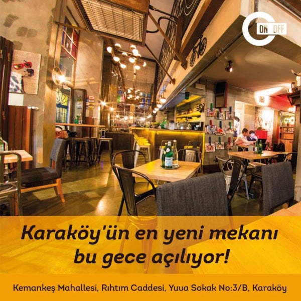 รูปภาพถ่ายที่ On Off Karaköy โดย Sabanur K. เมื่อ 6/10/2015