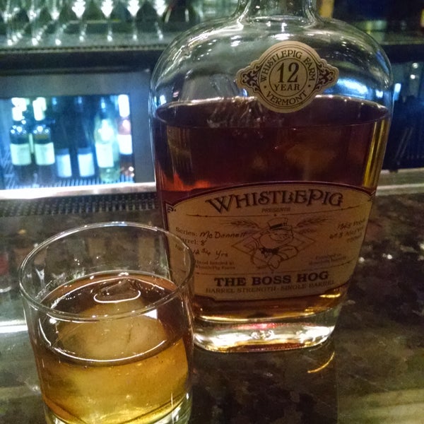 They have a rare cask strength Whistle Pig. Worth the extra money, wow.