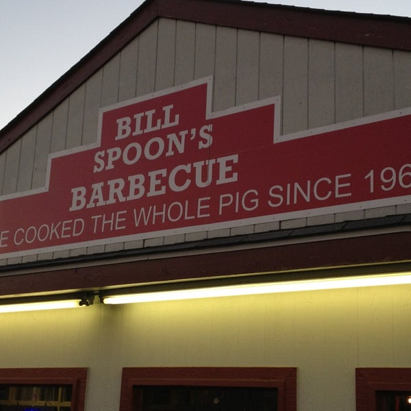 Photo taken at Bill Spoon&#39;s Barbecue by Ken B. on 1/31/2013