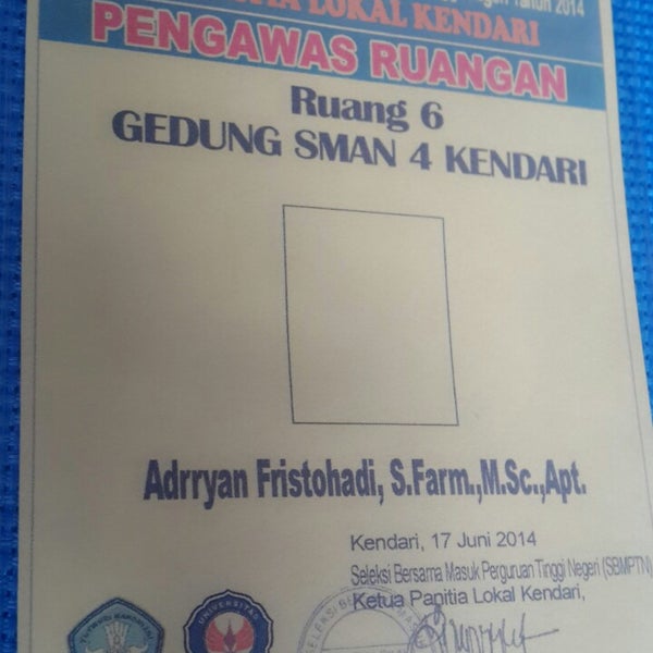 SMA Negeri 4 Kendari - High School