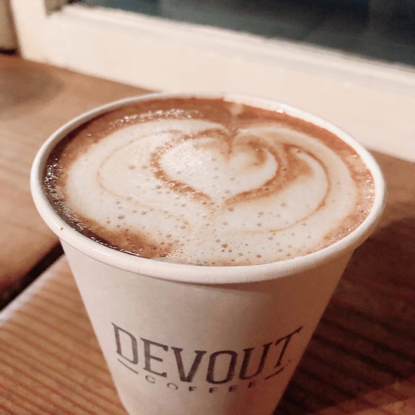Photo taken at Devout Coffee by Emily C. on 12/29/2019