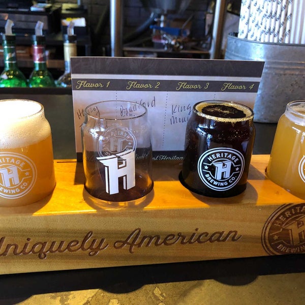Photo taken at Heritage Brewpub &amp; Roastery by James H. on 11/1/2019