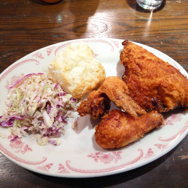You can't go wrong with the fried chicken supper.