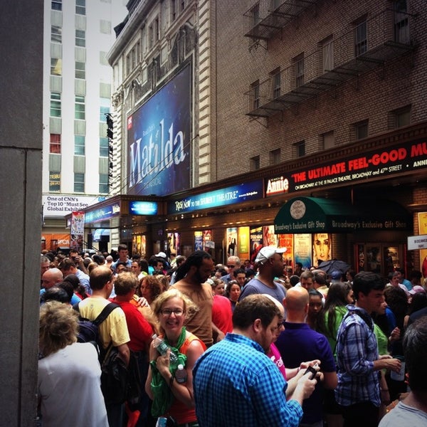 Photo taken at Shubert Alley by Eric S. on 7/13/2013