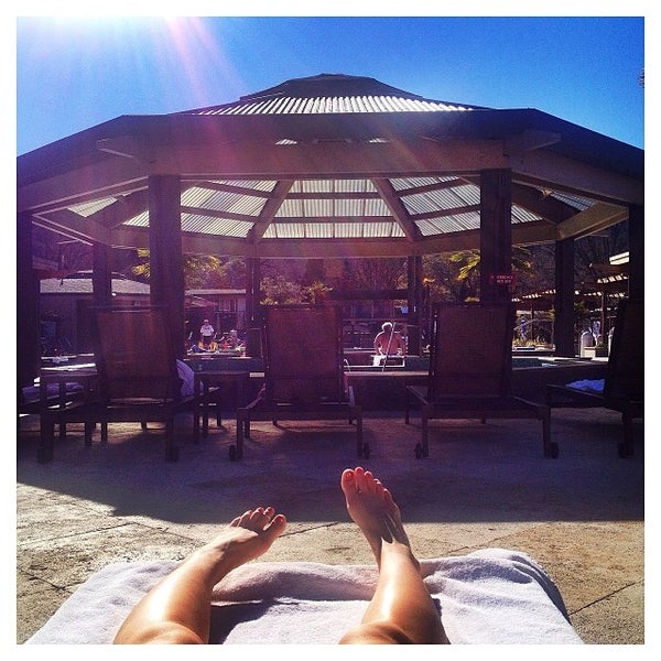 Photo taken at Calistoga Spa Hot Springs by Shannon B. on 1/23/2014