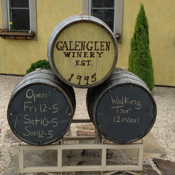 Photo taken at Galen Glen Winery by Carolann T. on 5/25/2013