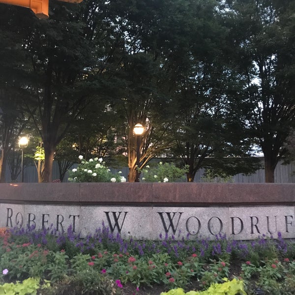 Photo taken at Robert W. Woodruff Park by Yasser A. on 7/6/2018