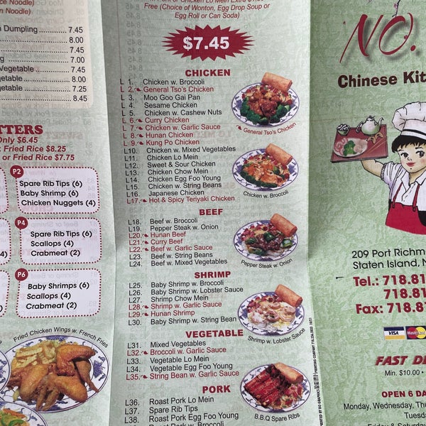 Chinese food staten online island