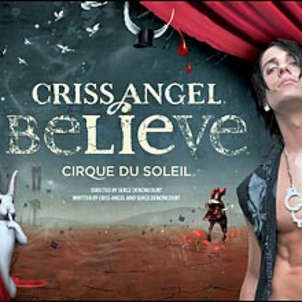 Photo taken at CRISS ANGEL Believe by Dina B. on 3/29/2013