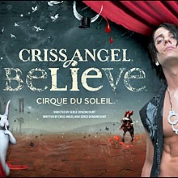 Снимок сделан в CRISS ANGEL Believe пользователем Dina B. 3/29/2013