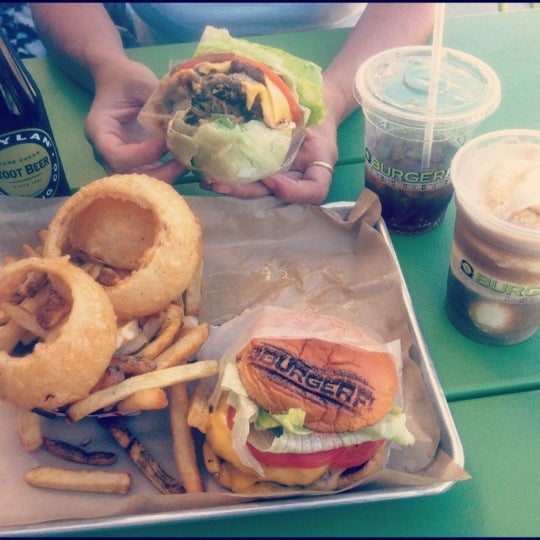 Photo taken at BurgerFi by Jen S. on 11/3/2012