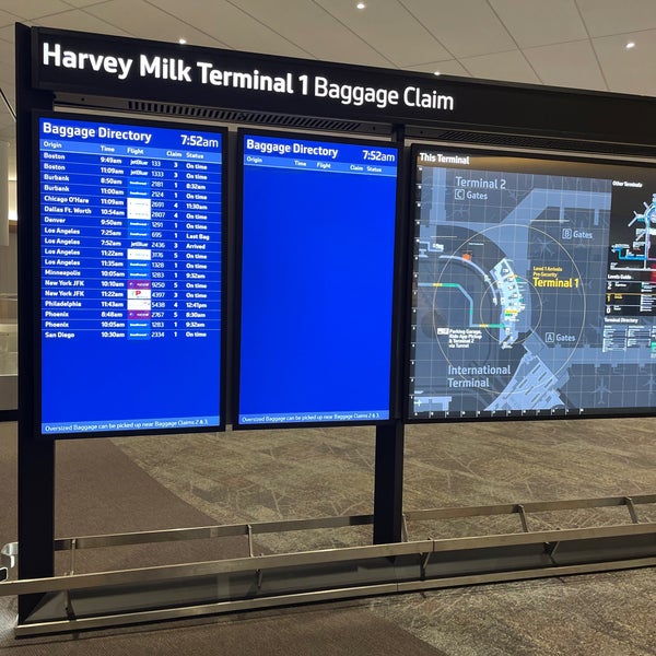Terminal 1 Baggage Claim Baggage Claim in San Francisco