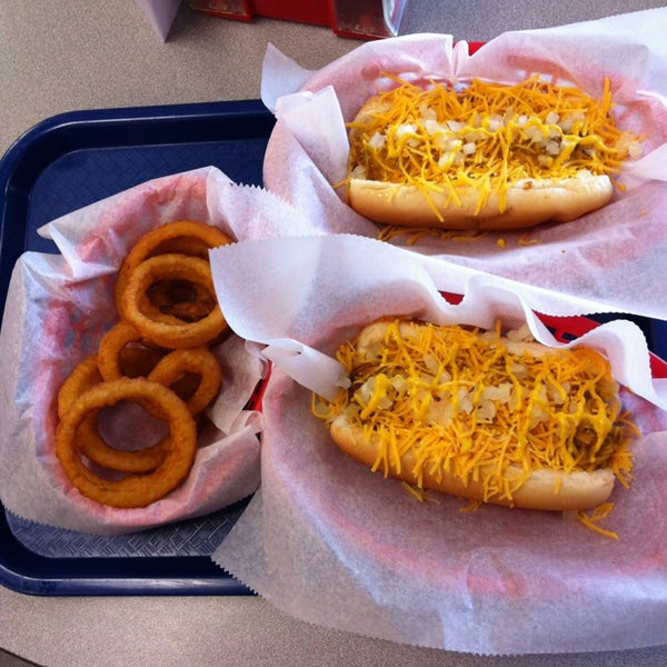 Photo taken at Hot Dawgs by Chris P. on 3/7/2013