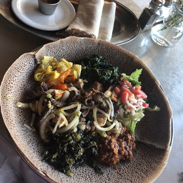 Photo taken at Ethiopian Diamond Restaurant &amp; Bar by Laura♏ on 9/15/2018