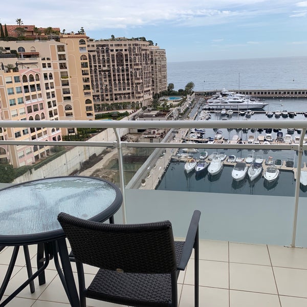 Photo taken at Riviera Marriott Hotel La Porte de Monaco by Nora E. on 3/9/2019