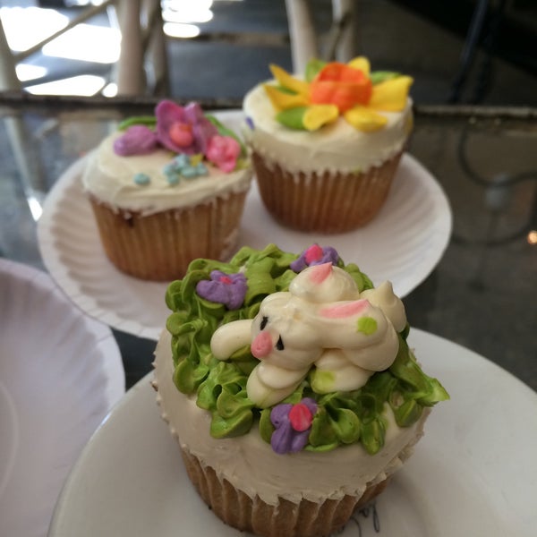 Photo taken at Cupcake Cafe by Cece L. on 4/5/2015