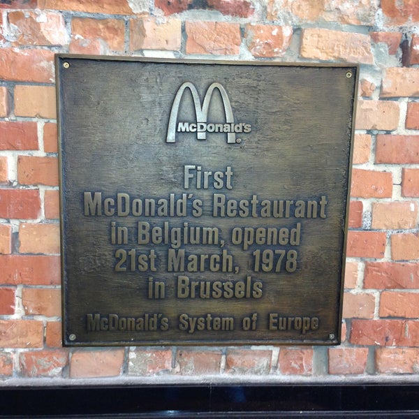 Mcdonald S Fast Food Restaurant In Bruxelles Brussel