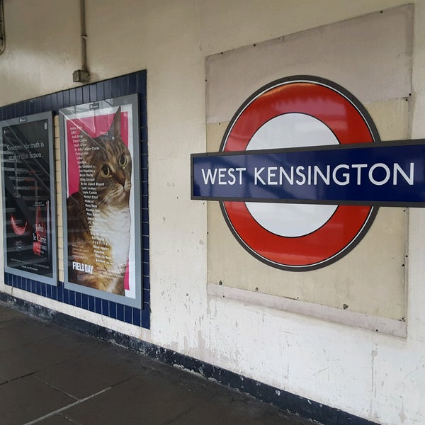 Photo taken at West Kensington London Underground Station by Luca on 5/14/2017
