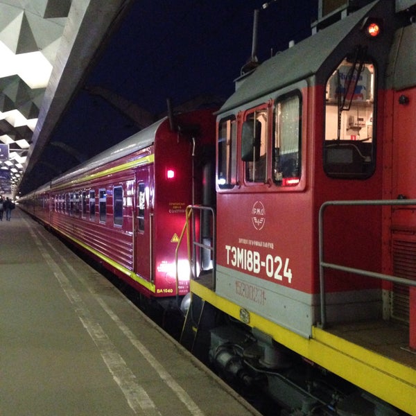 Photos at Поезд № 025А/026А "Смена/А. Бетанкур" Санкт-Петербург - Москва - Train
