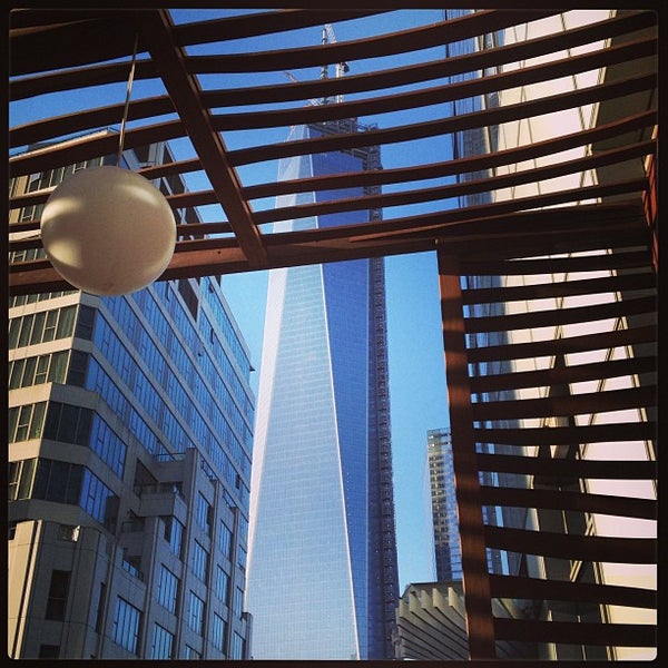 Photo taken at Living Room Bar &amp; Terrace @ W New York - Downtown by Eelain S. on 5/5/2013